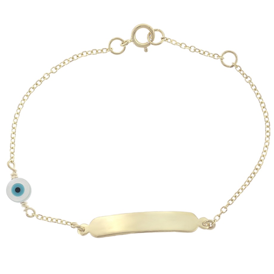 IDENTITY Bracelet for Babies K9 in Yellow Gold 3SOY.830B - 