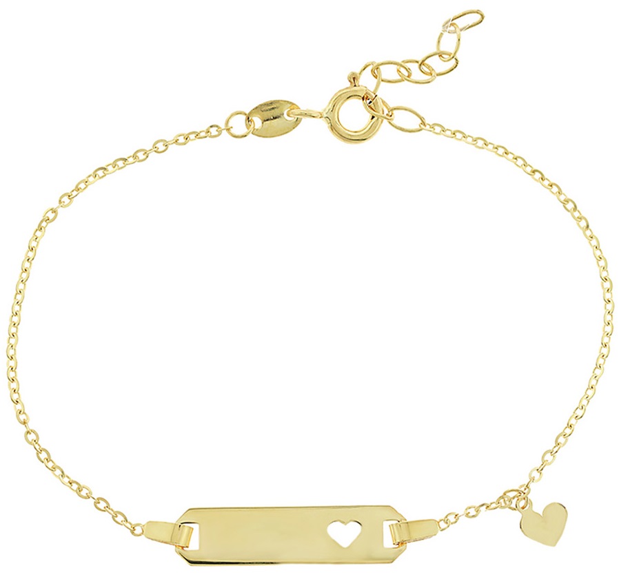 ΤΑΥΤΟΤΗΤΑ Βραχιόλι K9 σε Κίτρινο Χρυσό 3STR.535B - 