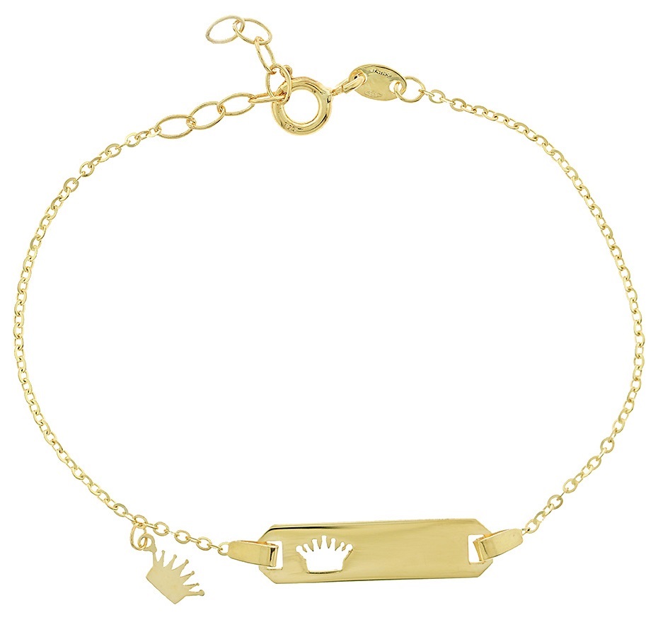 ΤΑΥΤΟΤΗΤΑ Βραχιόλι K9 σε Κίτρινο Χρυσό 3STR.541B - 