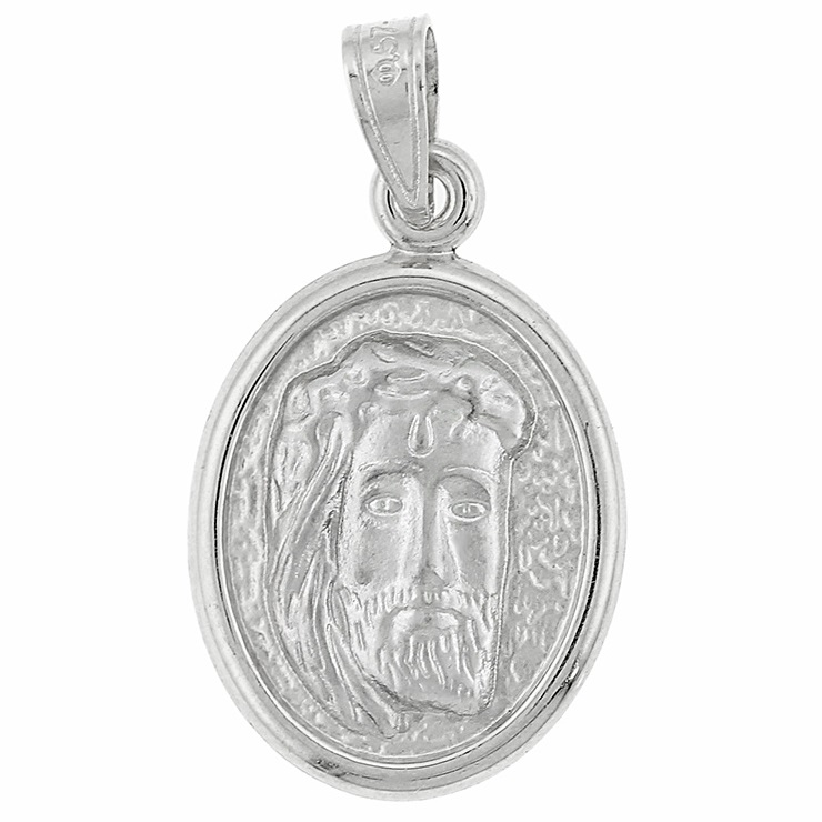 ΜΕΝΤΑΓΙΟΝ Χριστός SENZIO Collection από Κ9 Λευκό Χρυσό 3VAR.8BP - 