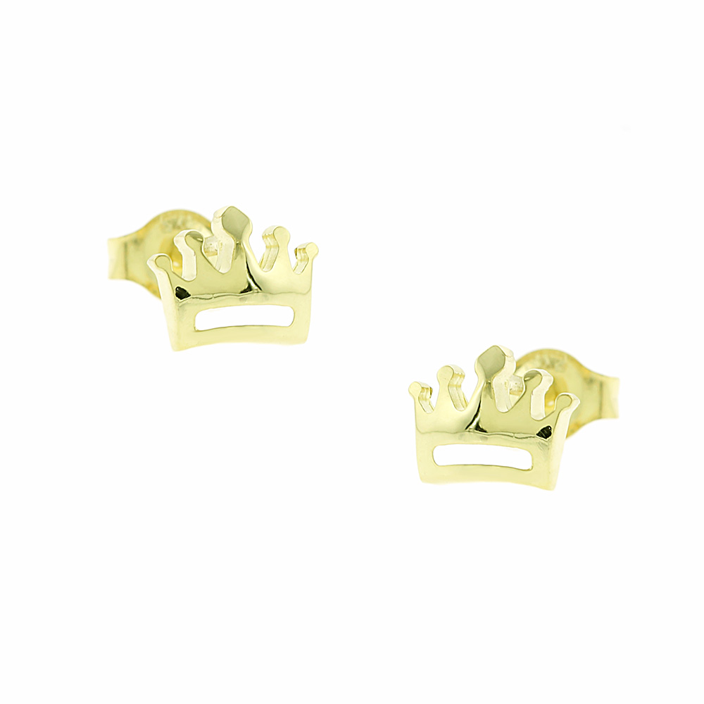 EARRINGS Crowns 9K Yellow Gold 3SOU.01.231SK - 