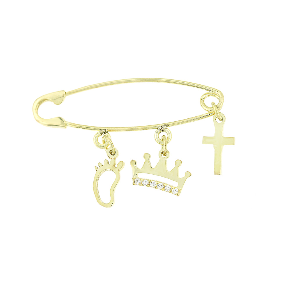 PIN Kids Yellow Gold 9K with Zircon Stones 3SOU.01.371PA - 