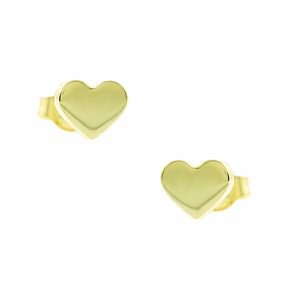 EARRINGS Hearts in 9K Yellow Gold 3ΣΟΥ.03.149ΣΚ - 