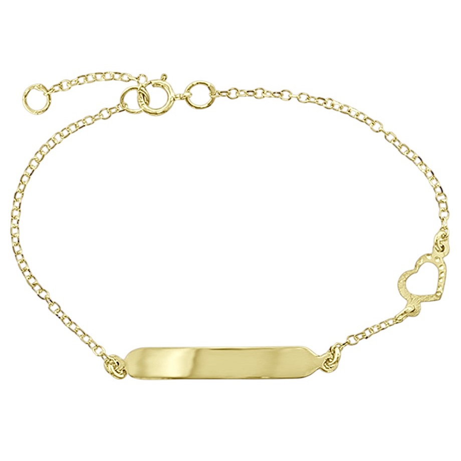 IDENTITY Bracelet Heart K9 in Yellow Gold 3SOY.252B - 