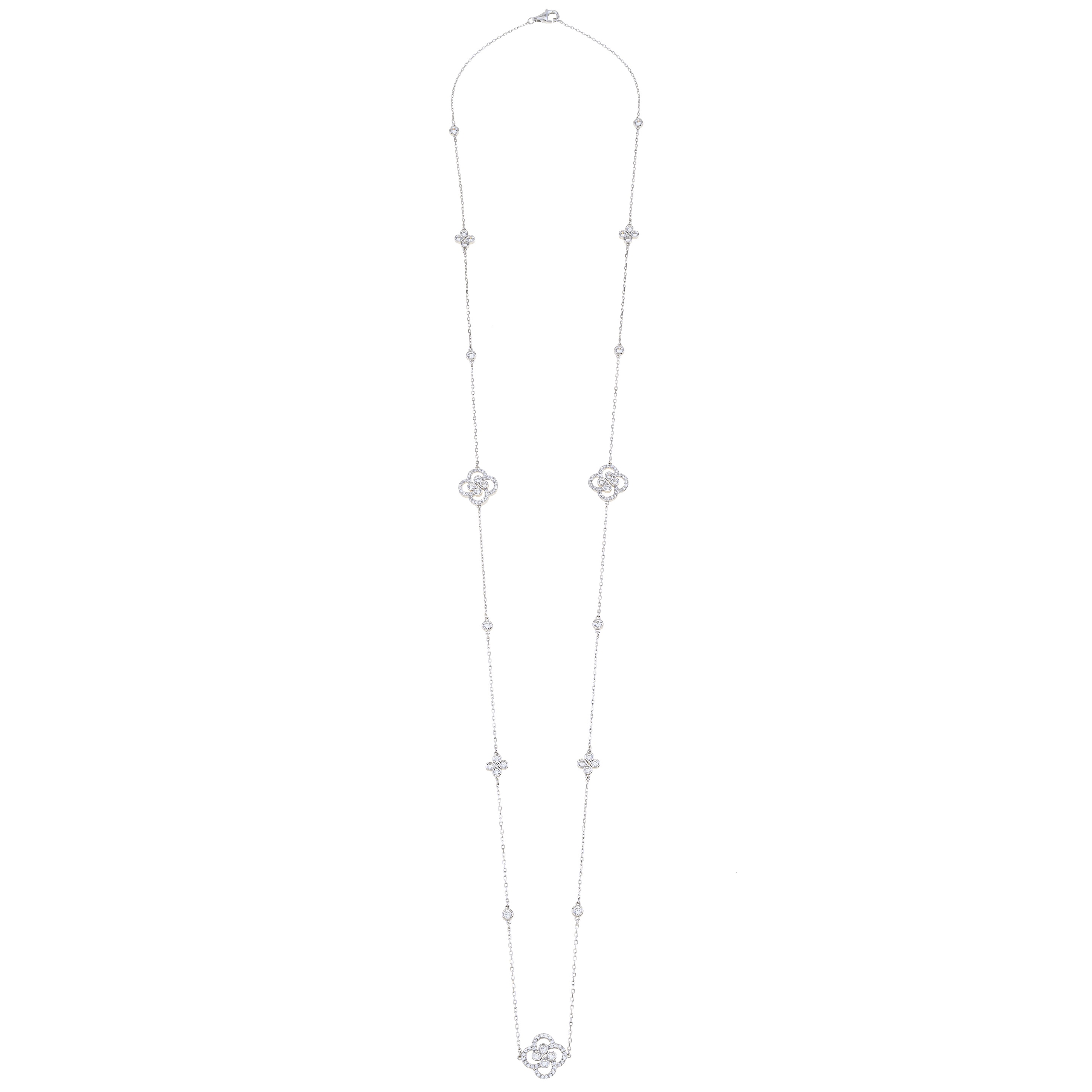 NECKLACE BREEZE Silver 925° with Zircon Stones 416025.4 - 