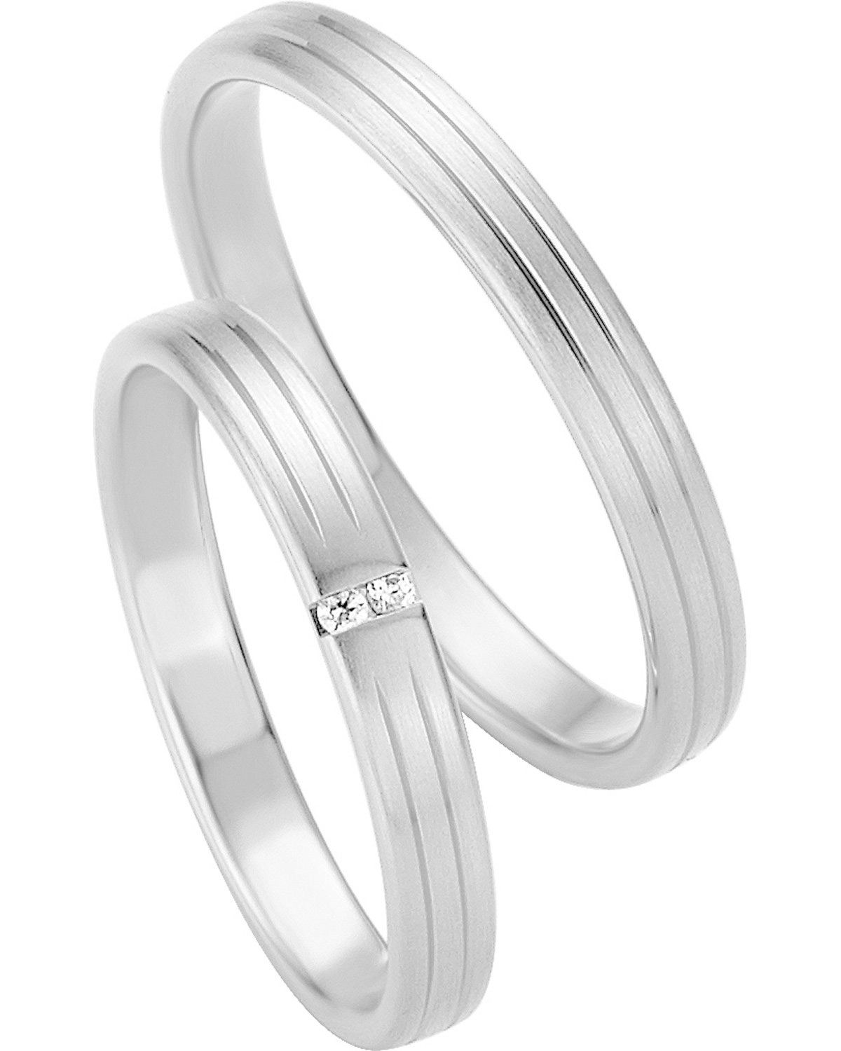 BREUNING Basic Light Collection Βέρες Λευκό Χρυσό 4201-4202W - Λεύκο Χρυσό