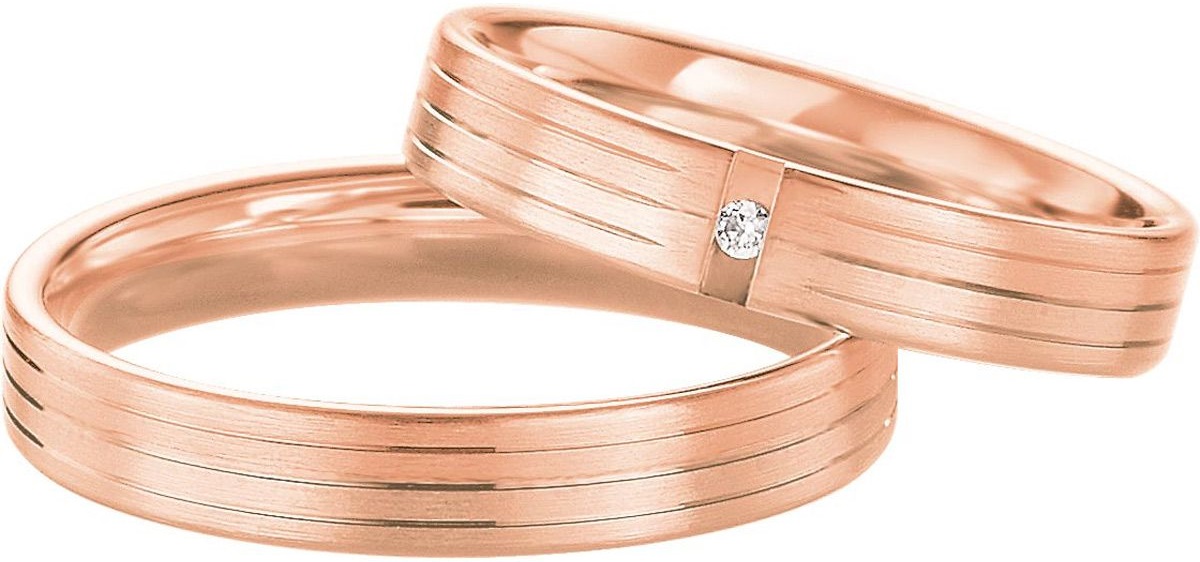 BREUNING Basic Light Collection Βέρες Ροζ  Χρυσό 4217-4218R - Ροζ Χρυσό
