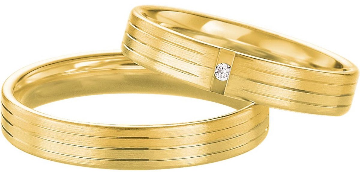 BREUNING Basic Light Collection Βέρες Κίτρινο Χρυσό 4217-4218Y - Κίτρινο Χρυσό