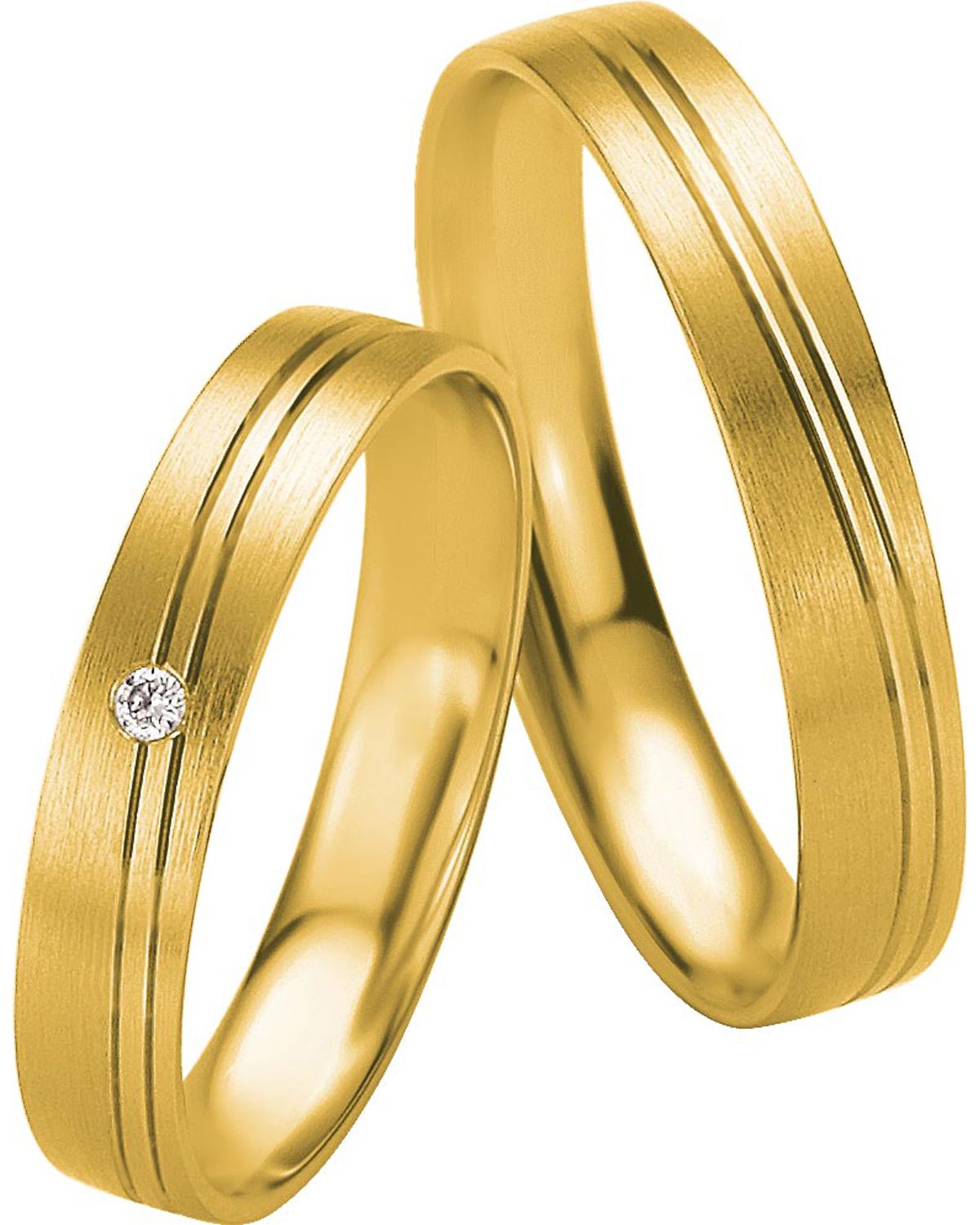 BREUNING Basic Light Collection Βέρες Κίτρινο Χρυσό 4219-4220Y - Κίτρινο Χρυσό