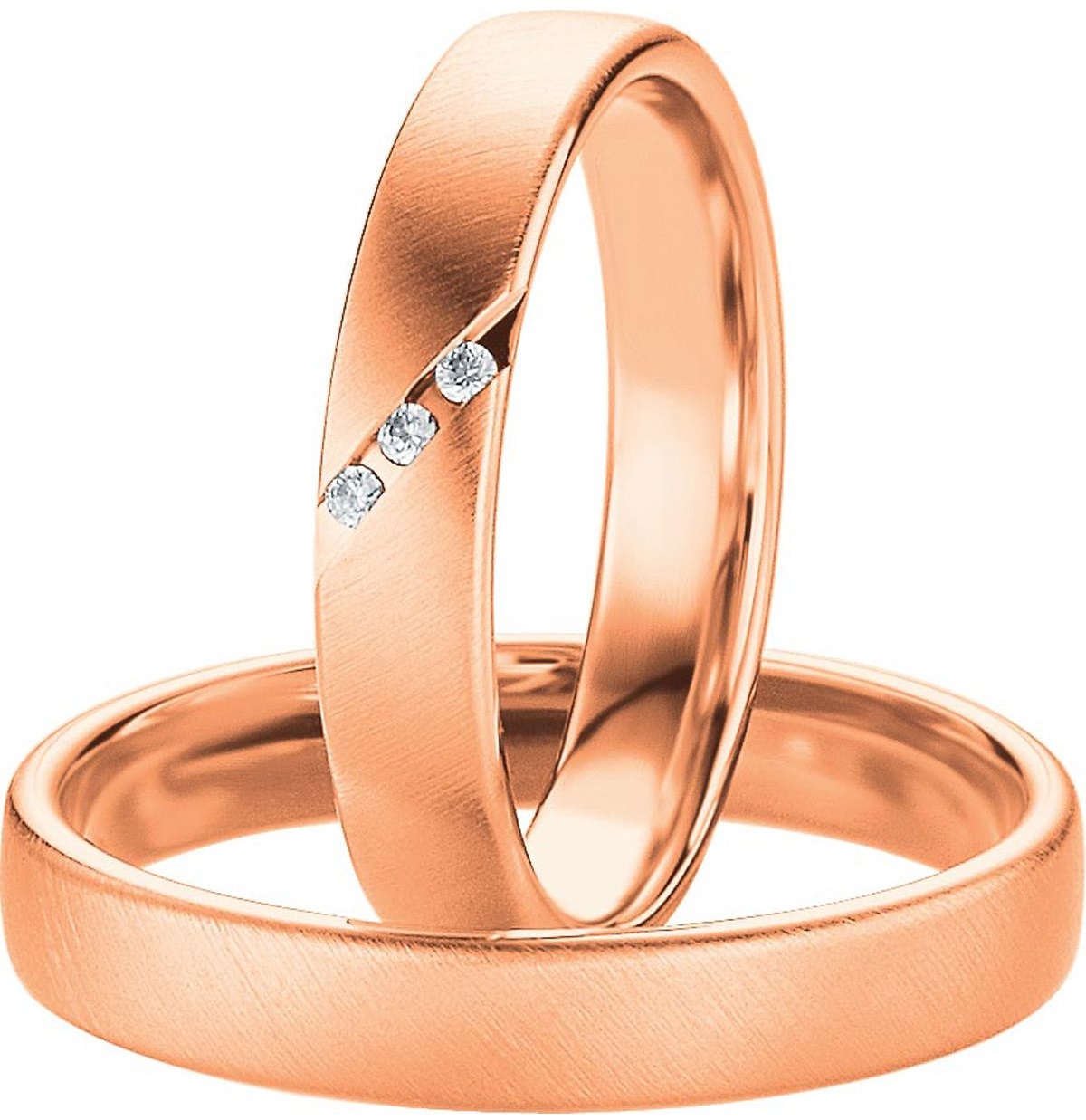 BREUNING Basic Light Collection Βέρες Ροζ  Χρυσό 4227-4228R - Ροζ Χρυσό