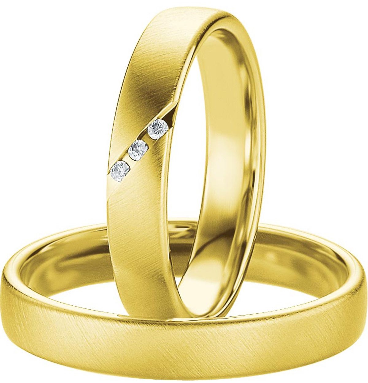 BREUNING Basic Light Collection Βέρες Κίτρινο Χρυσό 4227-4228Y - Κίτρινο Χρυσό