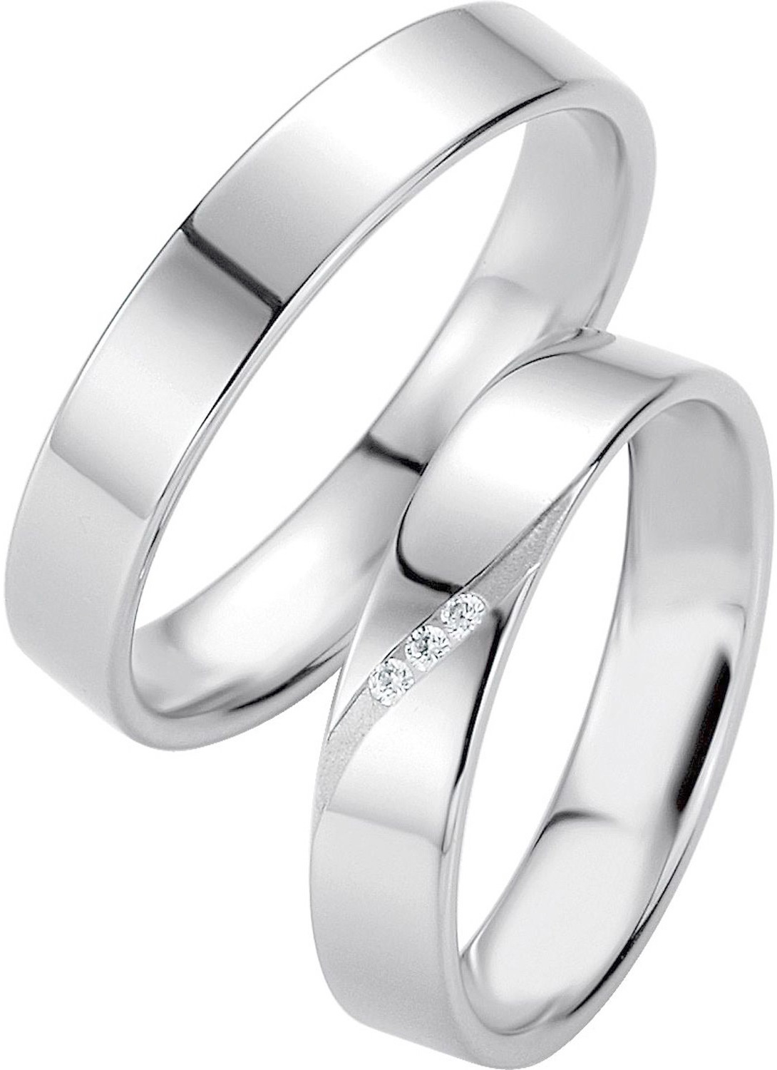 BREUNING Basic Light Collection Βέρες Λευκό Χρυσό 4229-4230W - Λεύκο Χρυσό