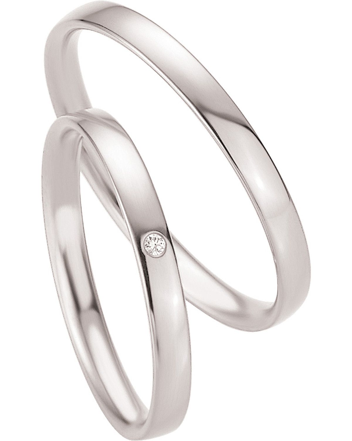 BREUNING Basic Slim Collection Βέρες Λευκό Χρυσό 4301-4302W - Λεύκο Χρυσό