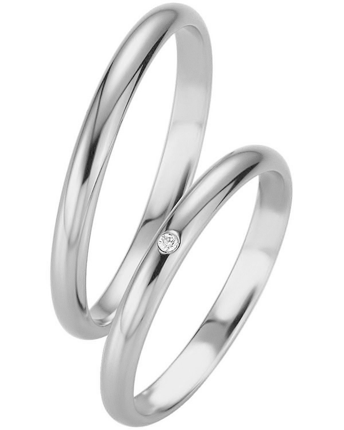 BREUNING Basic Slim Collection Βέρες Λευκό Χρυσό 4311-4312W - Λεύκο Χρυσό