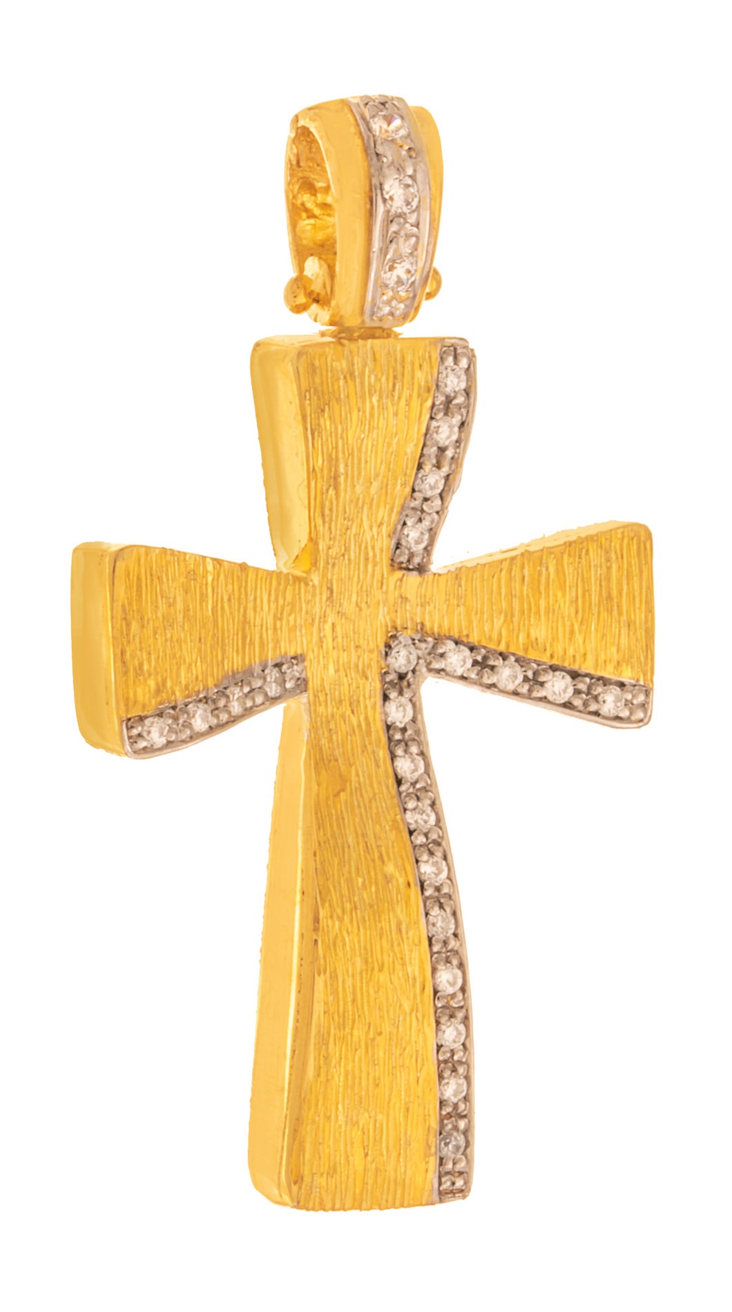 CROSS Women's Hand Made SENZIO Collection K14 Yellow Gold with Zircon Stones 464170