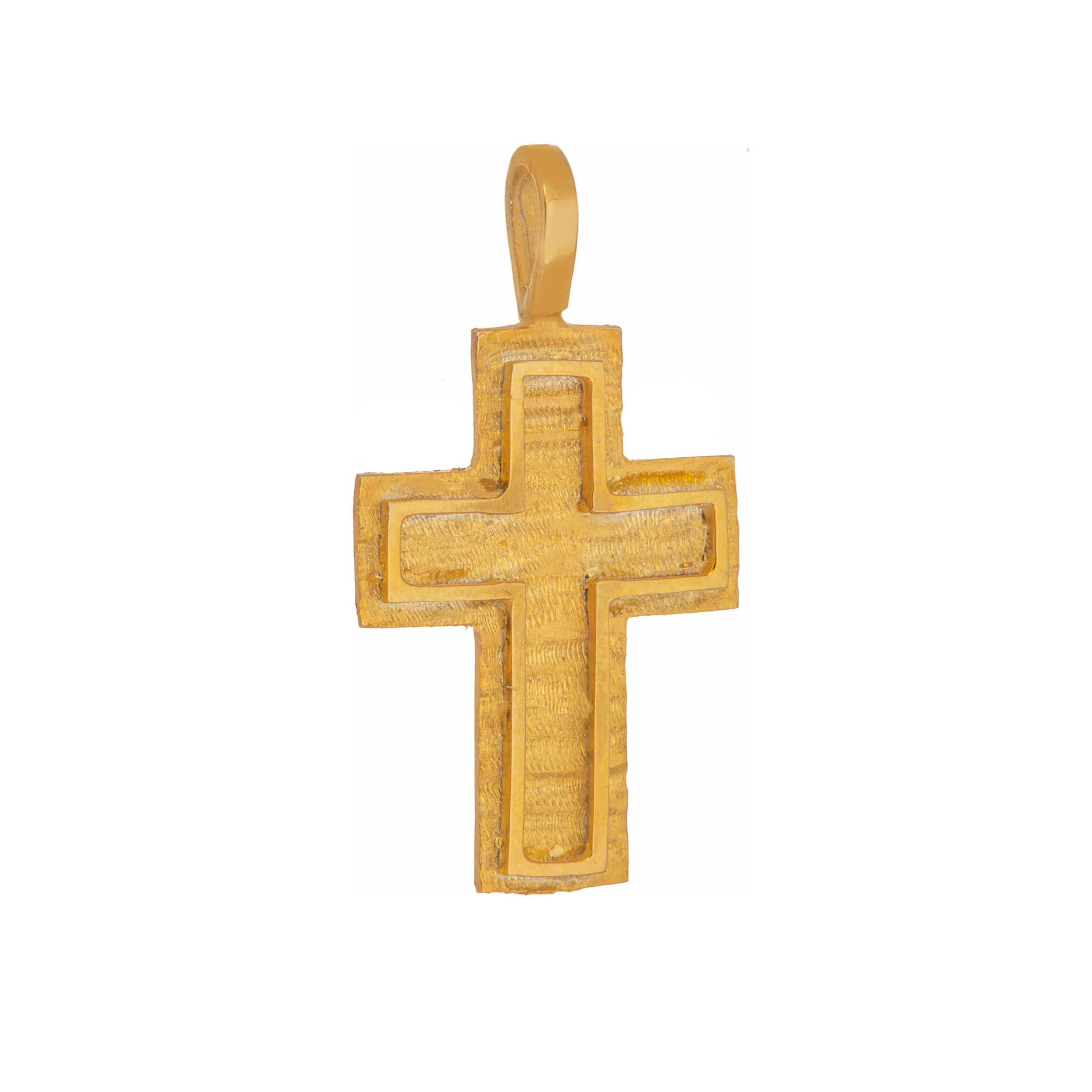 ΣΤΑΥΡΟΣ Χειροποίητος SENZIO Collection από Κ9 Κίτρινο Χρυσό 46564.K9