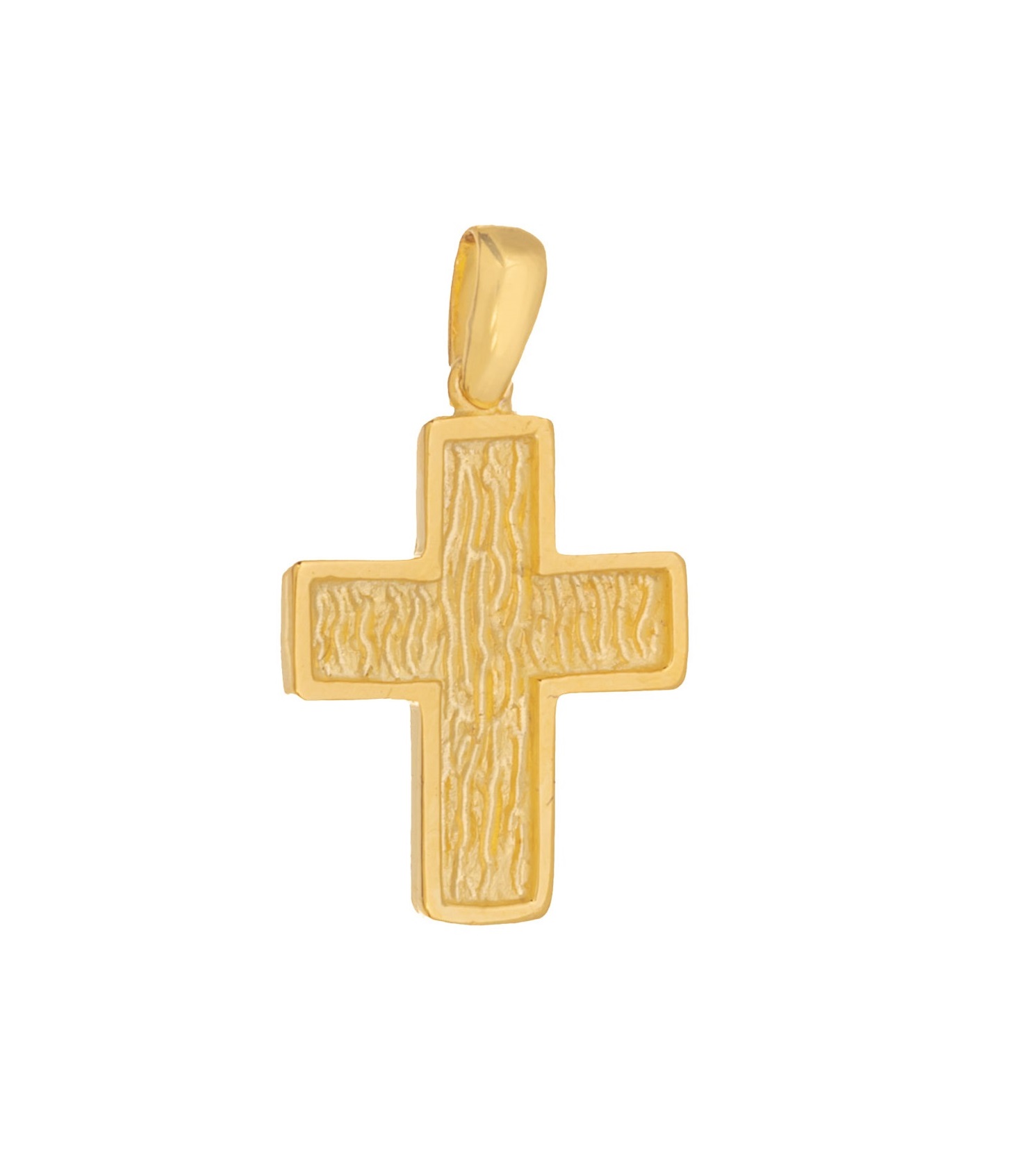 ΣΤΑΥΡΟΣ Χειροποίητος SENZIO Collection από Κ9 Κίτρινο Χρυσό 46569