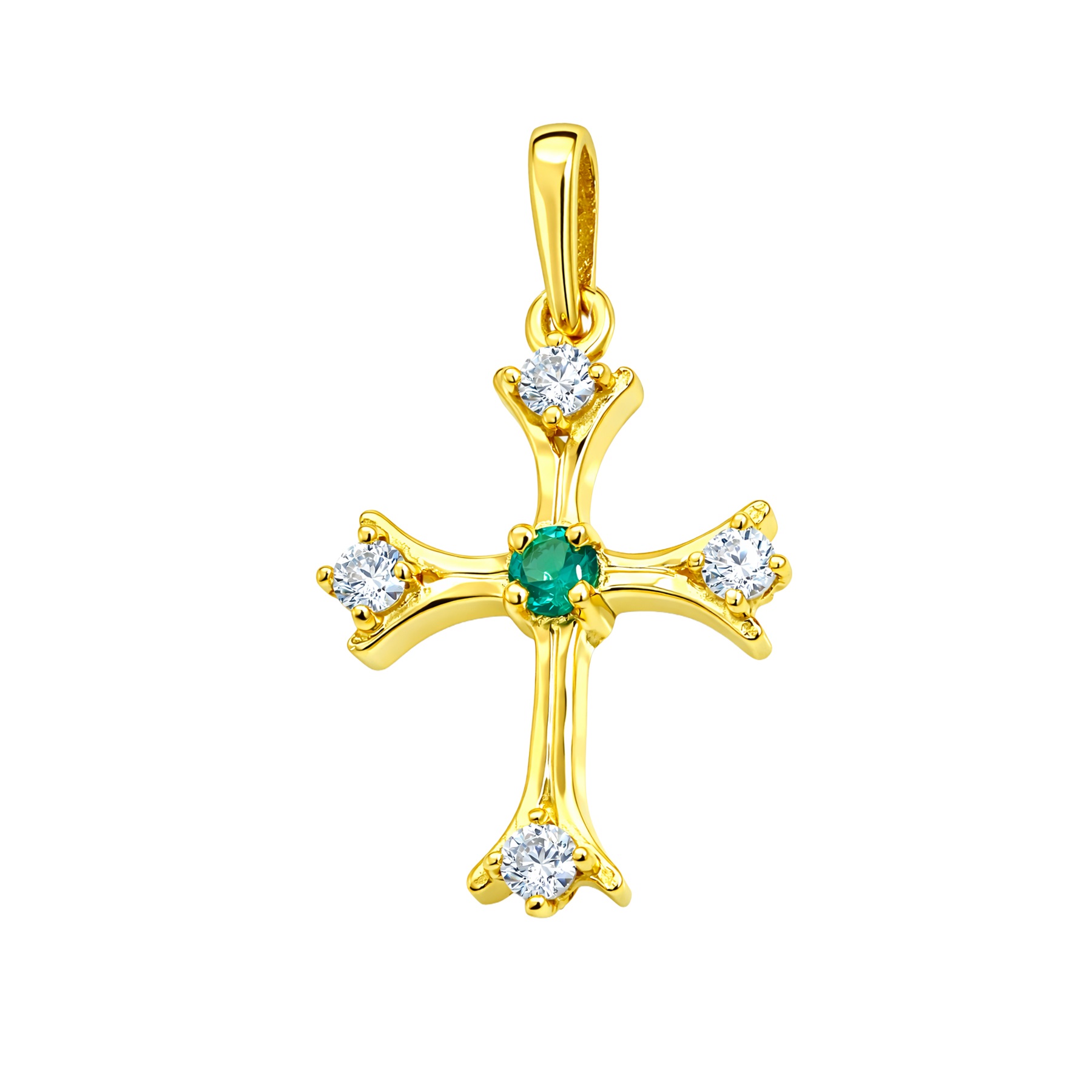 CROSS Lady's Handmade SENZIO Collection Yellow Gold K9 with Zircon Stones 46683GW.K9 - 
