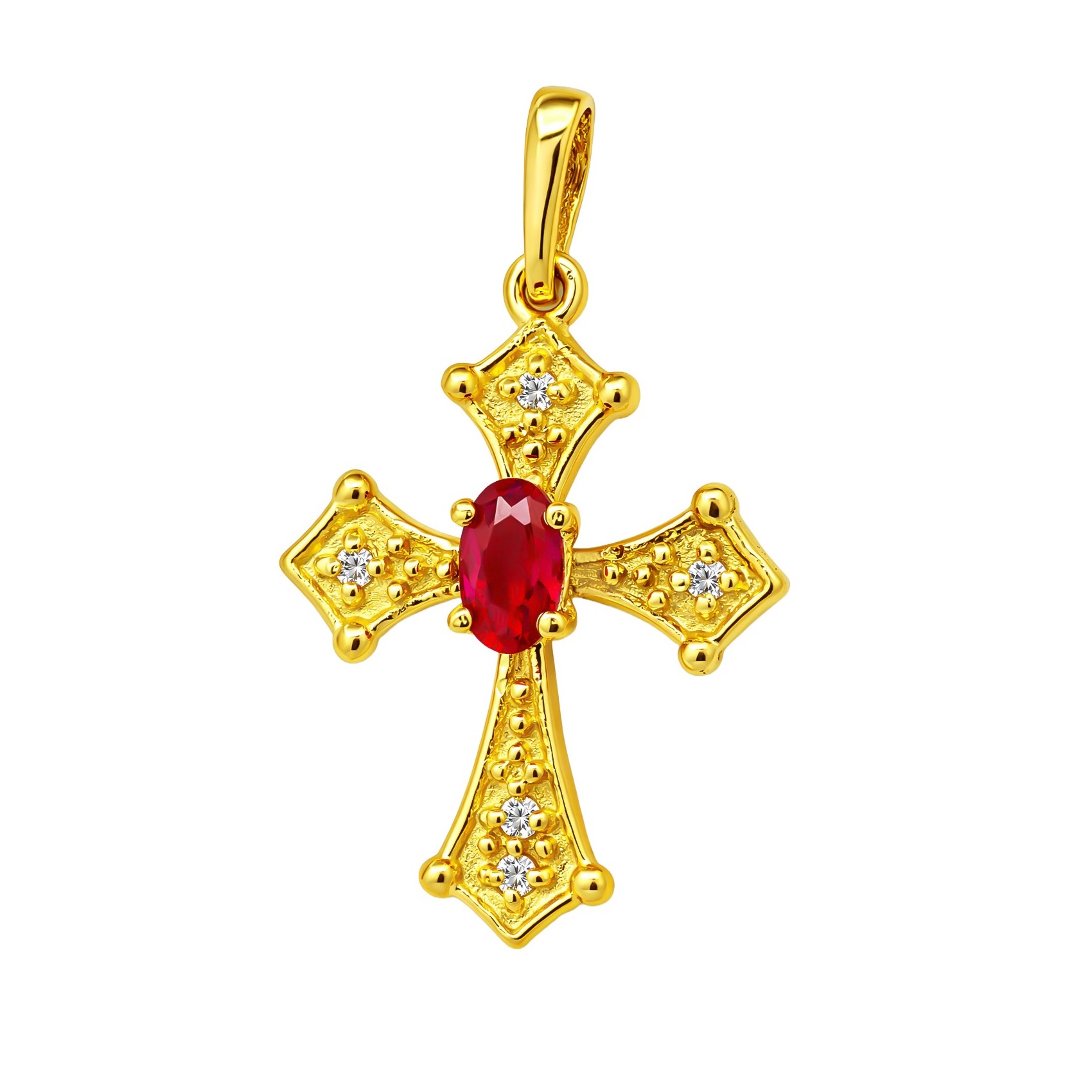 CROSS Lady's Handmade SENZIO Collection Yellow Gold K9 with Zircon Stones 46684R.K9 - 