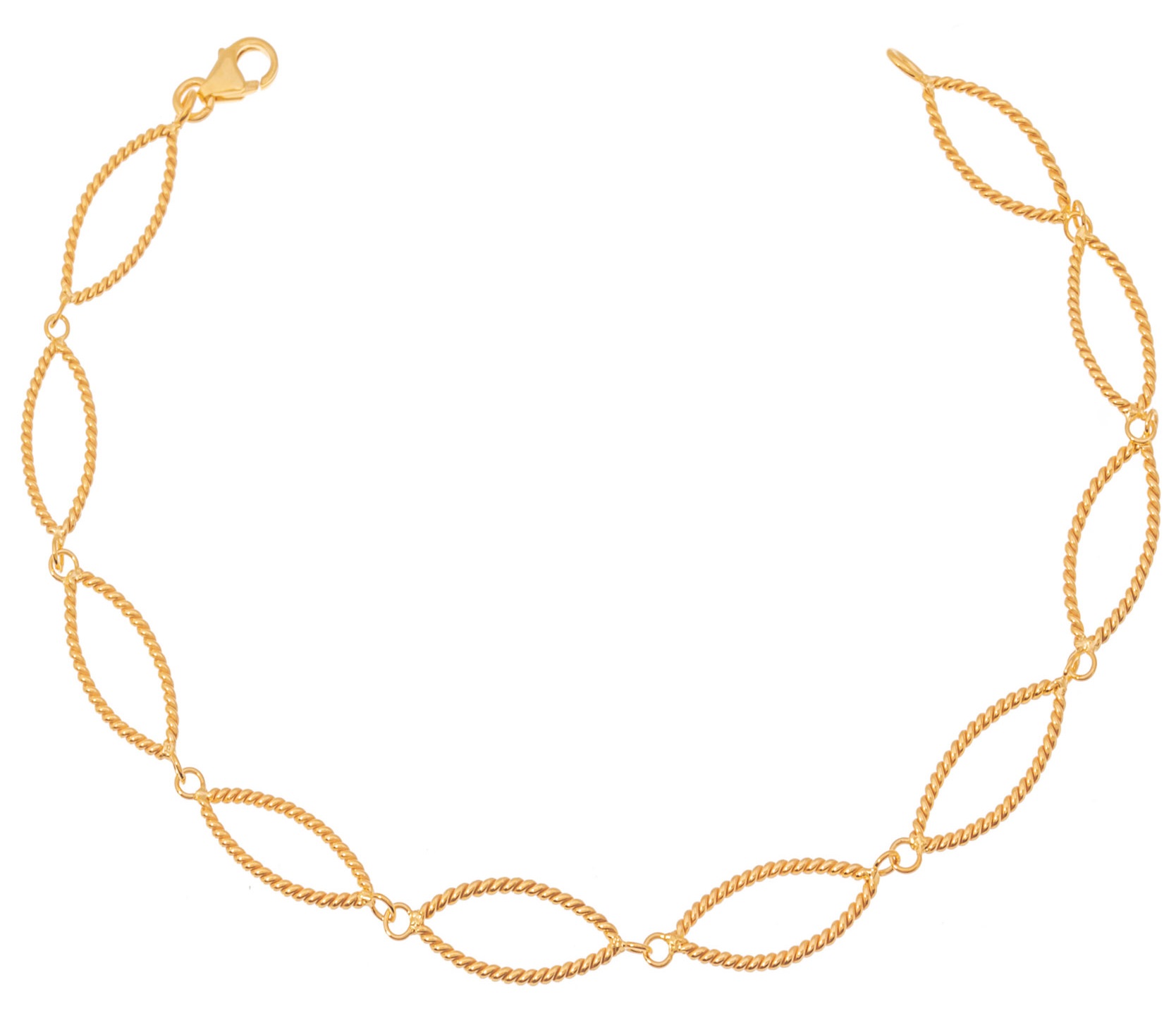 ΒΡΑΧΙΟΛΙ Γυναικείο Χειροποίητο SENZIO Collection από Κ14 Κίτρινο Χρυσό 46834 - 