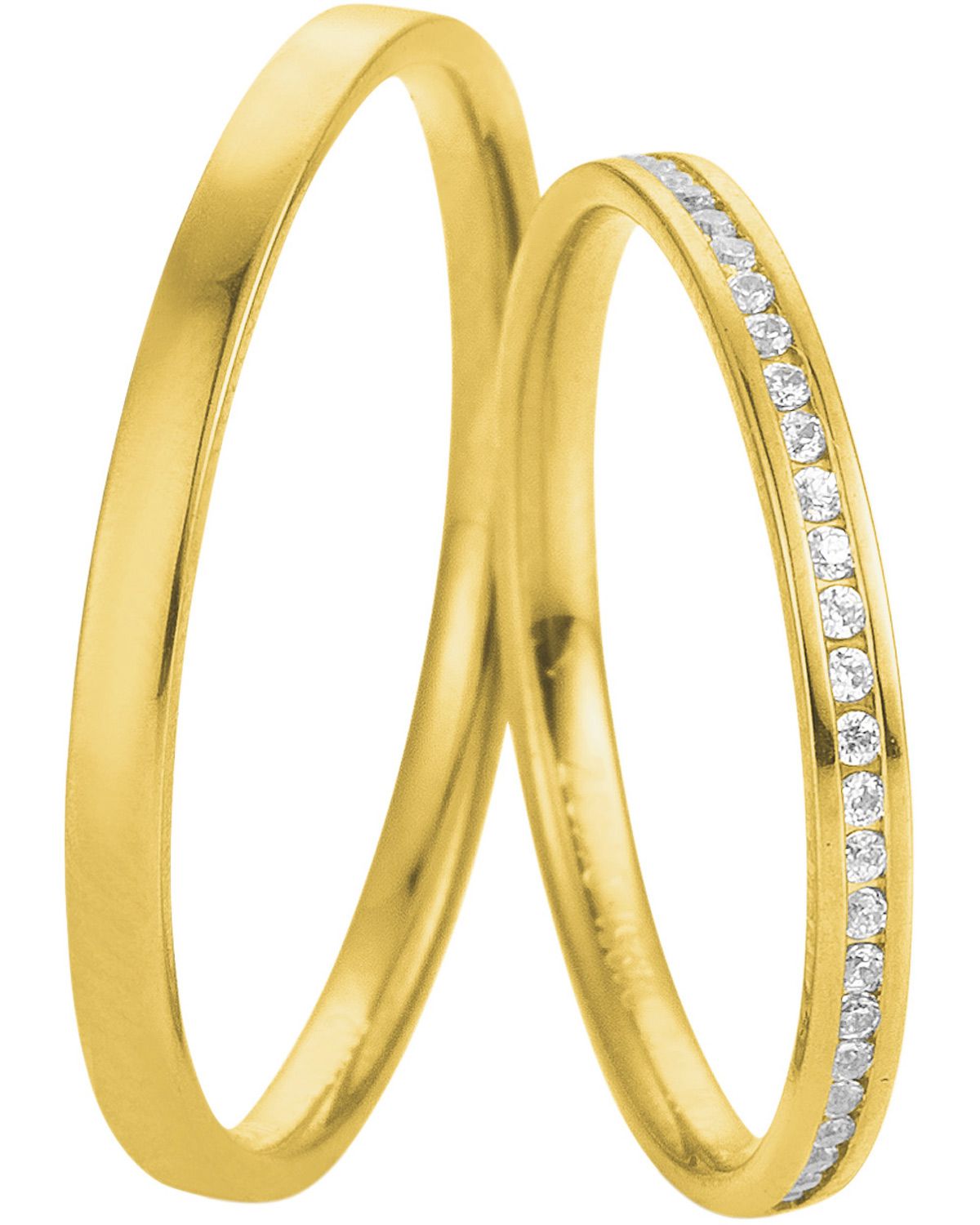 BREUNING Welcome Collection Wedding Rings Yellow Gold 4951-4952Y - Yellow Gold
