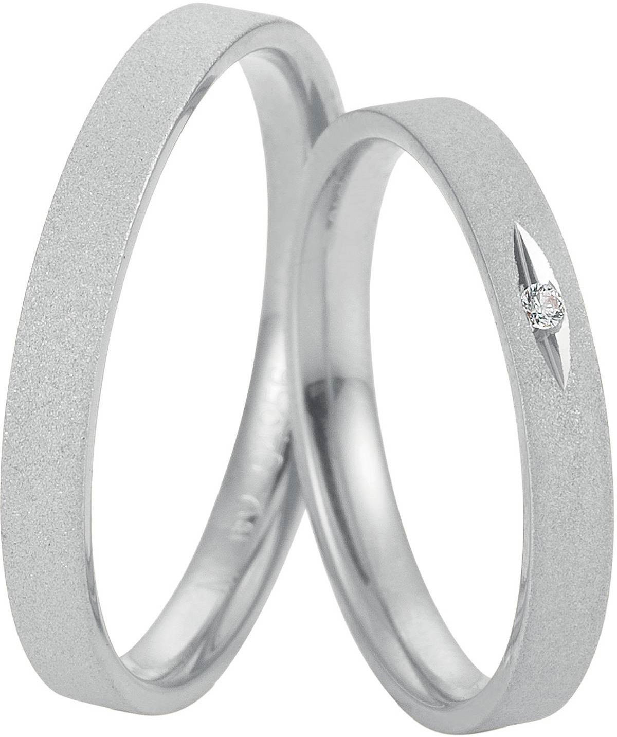 BREUNING Welcome  Collection Wedding Rings White Gold 4955-4956W - 