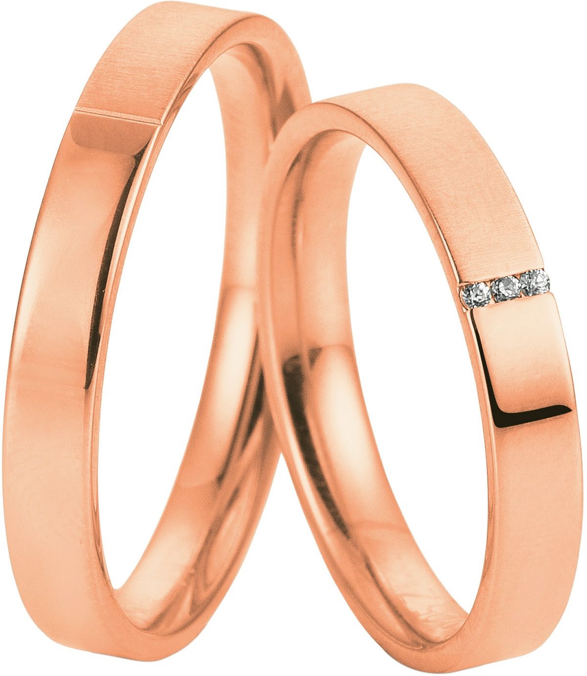 BREUNING Welcome Collection Βέρες Ροζ  Χρυσό 4959-4960R - Ροζ Χρυσό