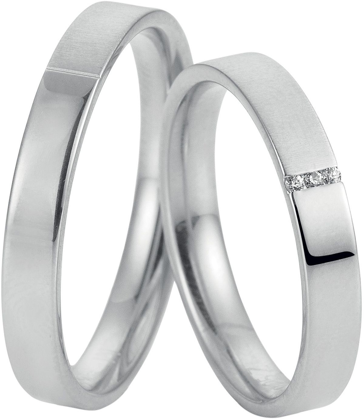 BREUNING Welcome Collection Βέρες Λευκό Χρυσό 4959-4960W - Λεύκο Χρυσό