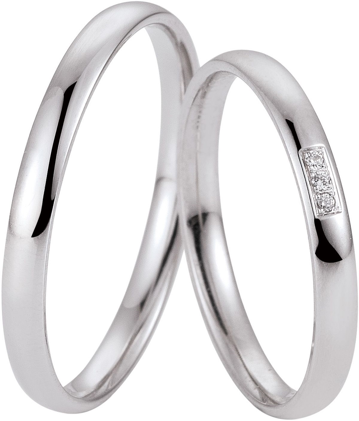 BREUNING Welcome Collection Βέρες Λευκό Χρυσό 4963-4964W - Λεύκο Χρυσό