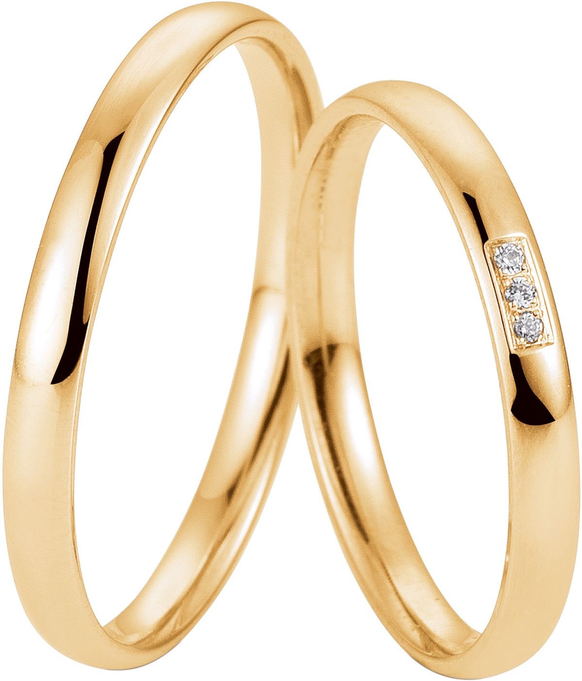 BREUNING Welcome Collection Βέρες Κίτρινο Χρυσό 4963-4964Y - Κίτρινο Χρυσό