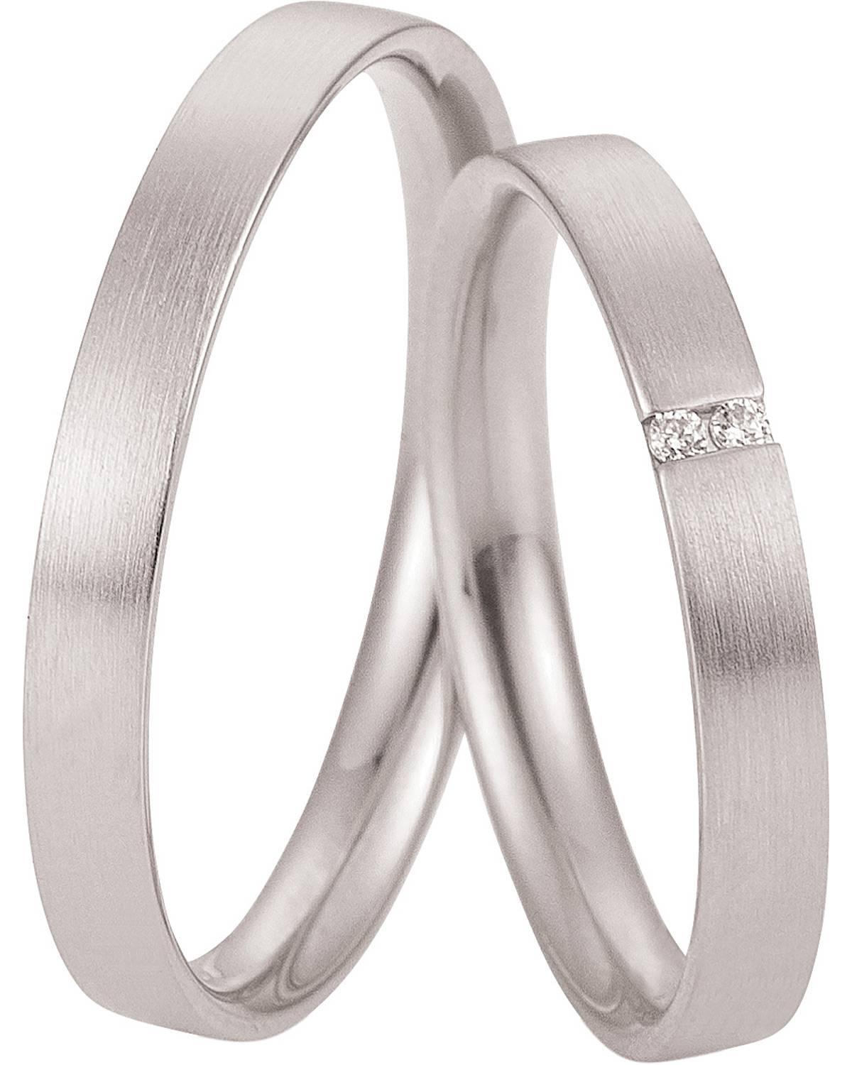 BREUNING Welcome Collection Βέρες Λευκό Χρυσό 4987-4988W - Λεύκο Χρυσό
