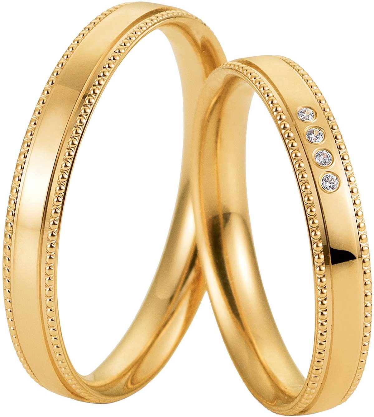 BREUNING Welcome  Collection Βέρες Κίτρινο Χρυσό 4989-4990Y - Κίτρινο Χρυσό