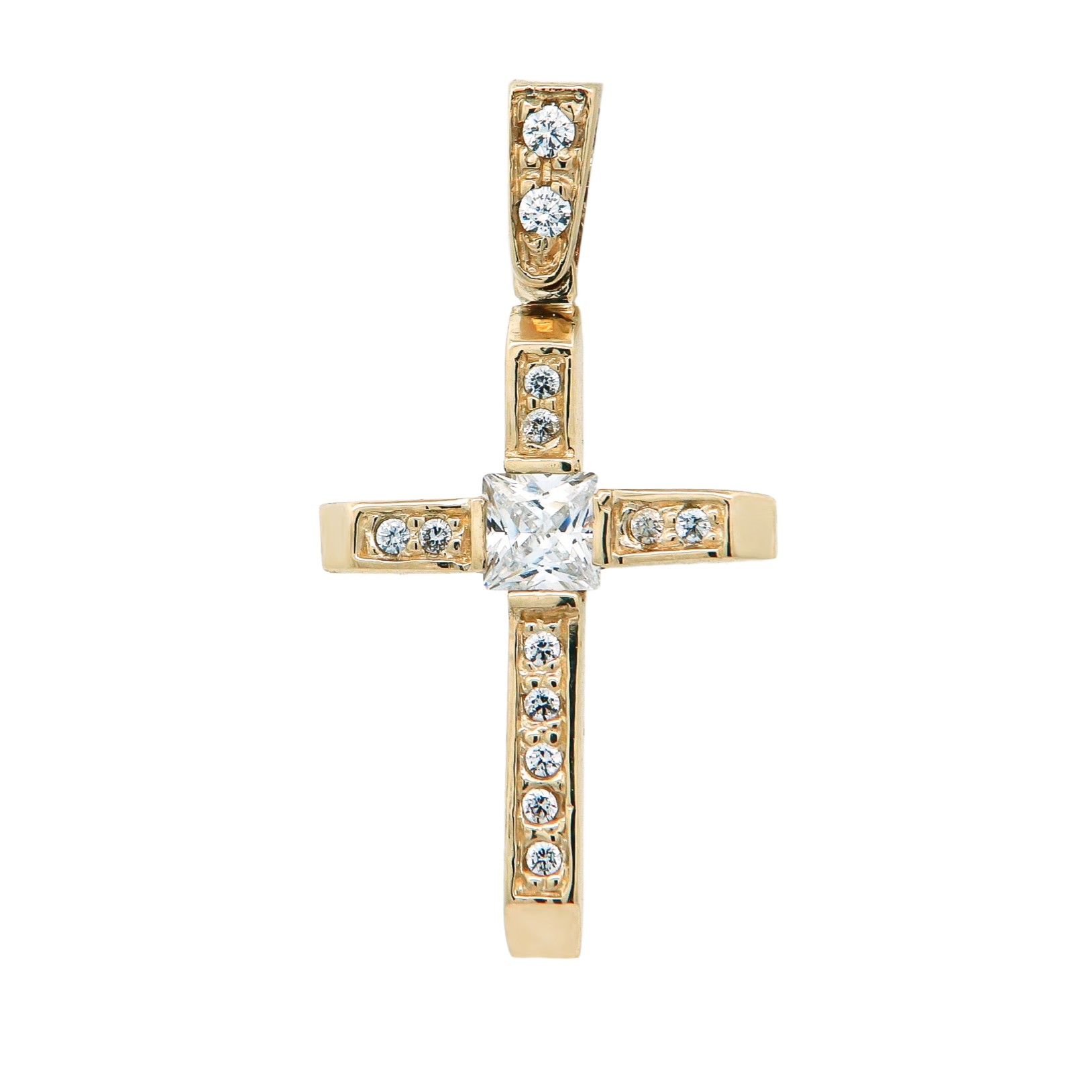 CROSS Women's SENZIO Collection K14 Yellow Gold with Zircon Stones 481441-00CR - 