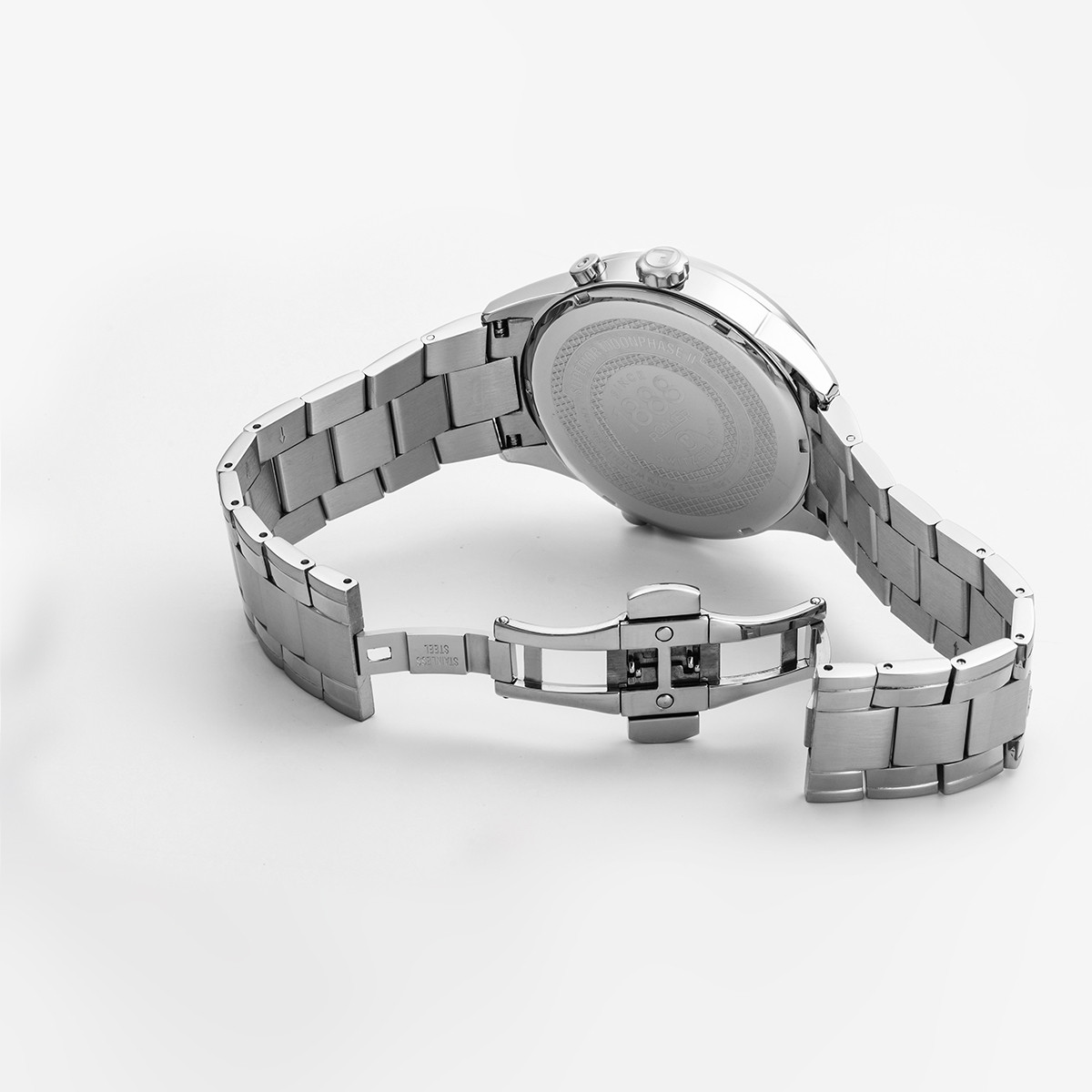 ROAMER Superior Moonphase II Green Dial 43mm Silver Stainless Steel Bracelet 513821-41-75-50 - 3