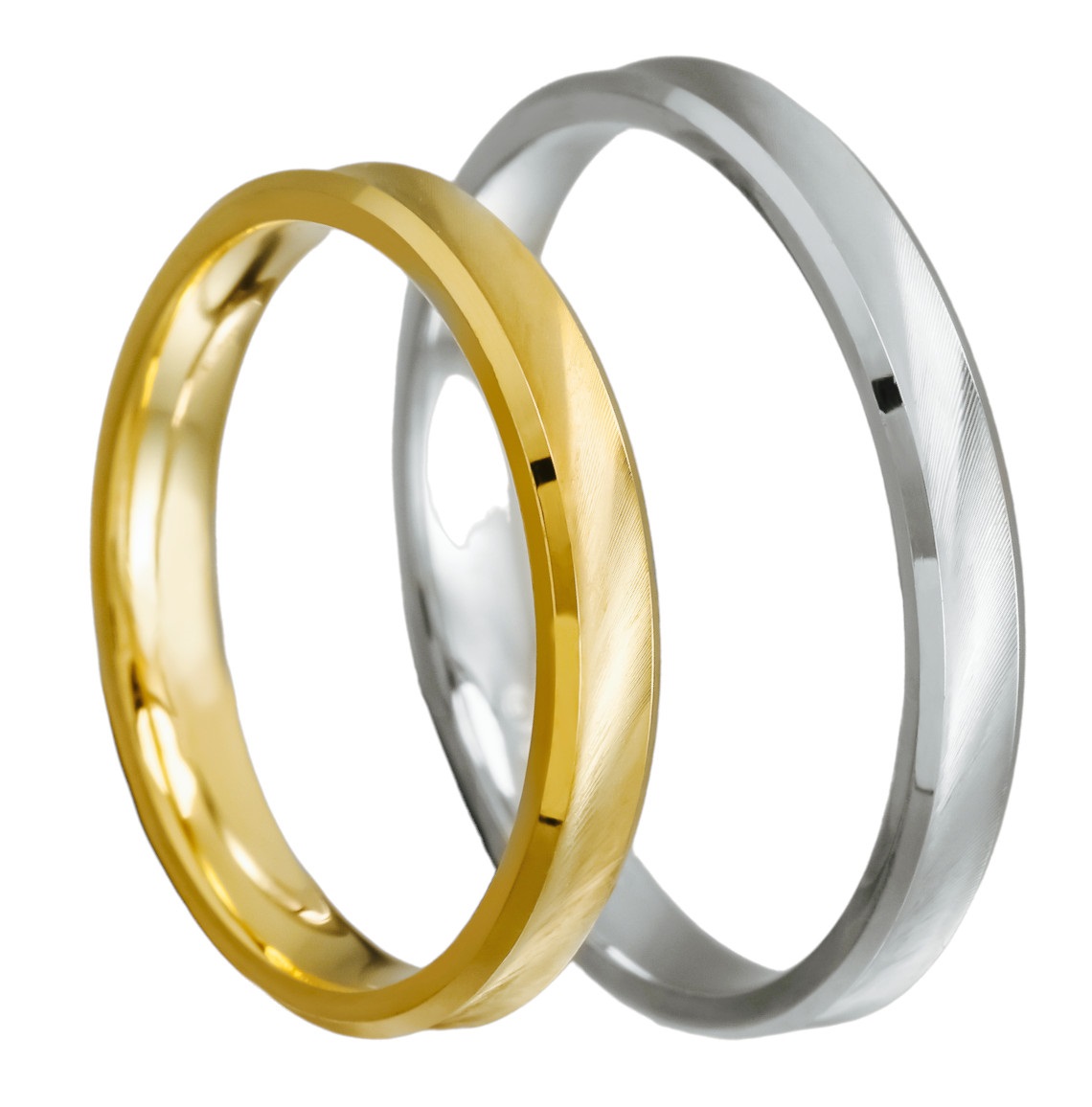 ΒΕΡΕΣ Dinos Karalis Λευκό και Κίτρινο Χρυσό 1052 - Κίτρινο & Λευκό Χρυσό