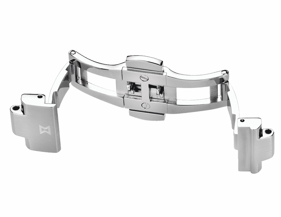 EDOX Delfin The Original Diver Lady White Pearl Dial with Diamonds 38mm Silver Stainless Steel Bracelet 53020-3M-NADN - 3