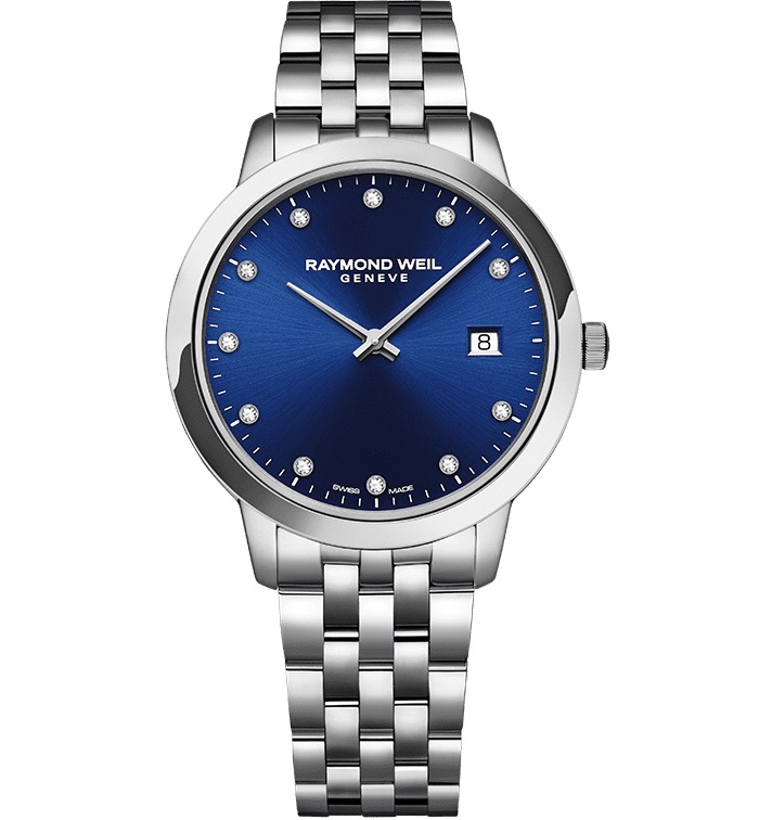 RAYMOND WEIL Toccata Diamonds 34mm Silver Stainless Steel Bracelet 5385-ST-50081 - 1