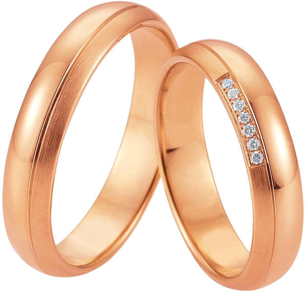 BREUNING Basic Light Collection Βέρες Ροζ Χρυσό 5707-5708R - Ροζ Χρυσό