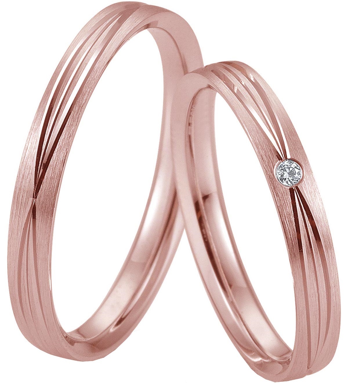 BREUNING Basic Light Collection Βέρες Ροζ Χρυσό 5711-5712R - Ροζ Χρυσό