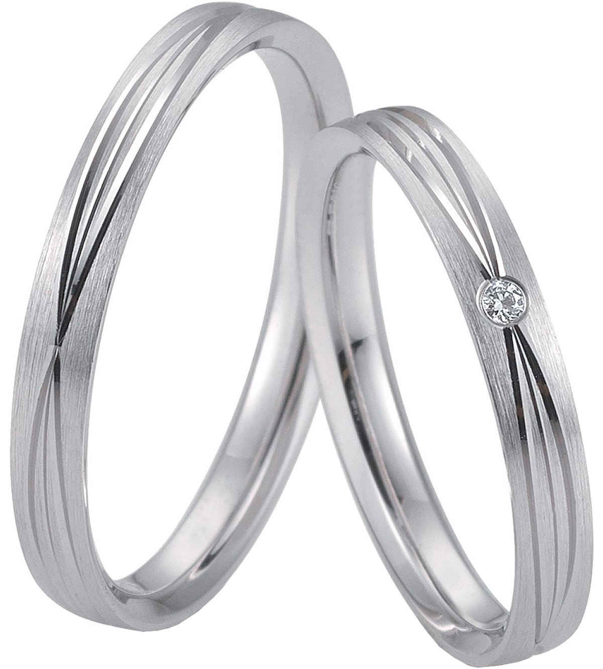 BREUNING Basic Light Collection Βέρες Λευκό Χρυσό 5711-5712W - Λεύκο Χρυσό