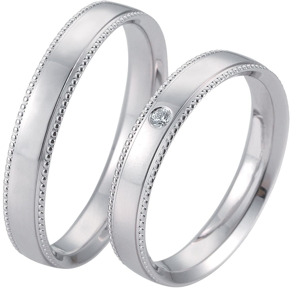 BREUNING Basic Light Collection Βέρες Λευκό Χρυσό 5715-5716W - Λεύκο Χρυσό