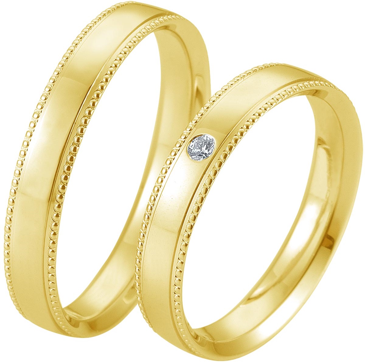 BREUNING Basic Light Collection Βέρες Κίτρινο Χρυσό 5715-5716Y - Κίτρινο Χρυσό