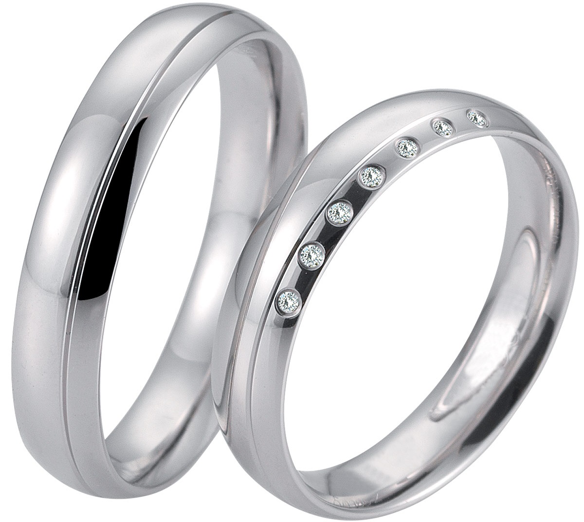 BREUNING Basic Light Collection Βέρες Λευκό Χρυσό 5717-5718W - Λεύκο Χρυσό