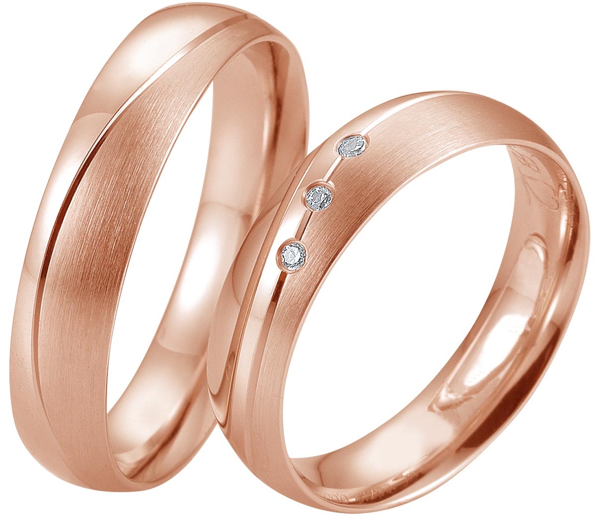 BREUNING Basic Light Collection Βέρες Ροζ Χρυσό 5719-5720R - Ροζ Χρυσό