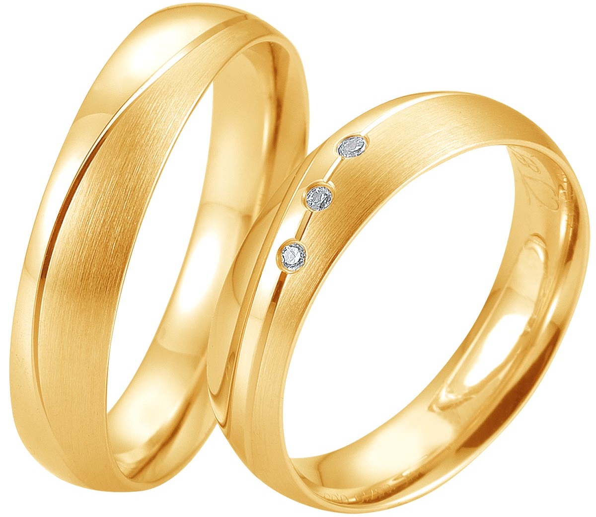 BREUNING Basic Light Collection Βέρες Κίτρινο Χρυσό 5719-5720Y - Κίτρινο Χρυσό