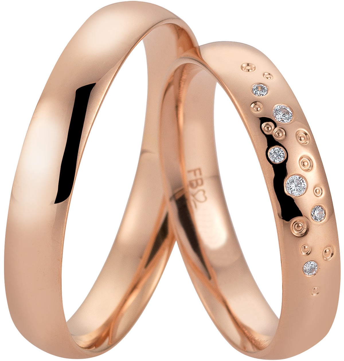 BREUNING Basic Light Collection Βέρες Ροζ Χρυσό 5725-5726R - Ροζ Χρυσό