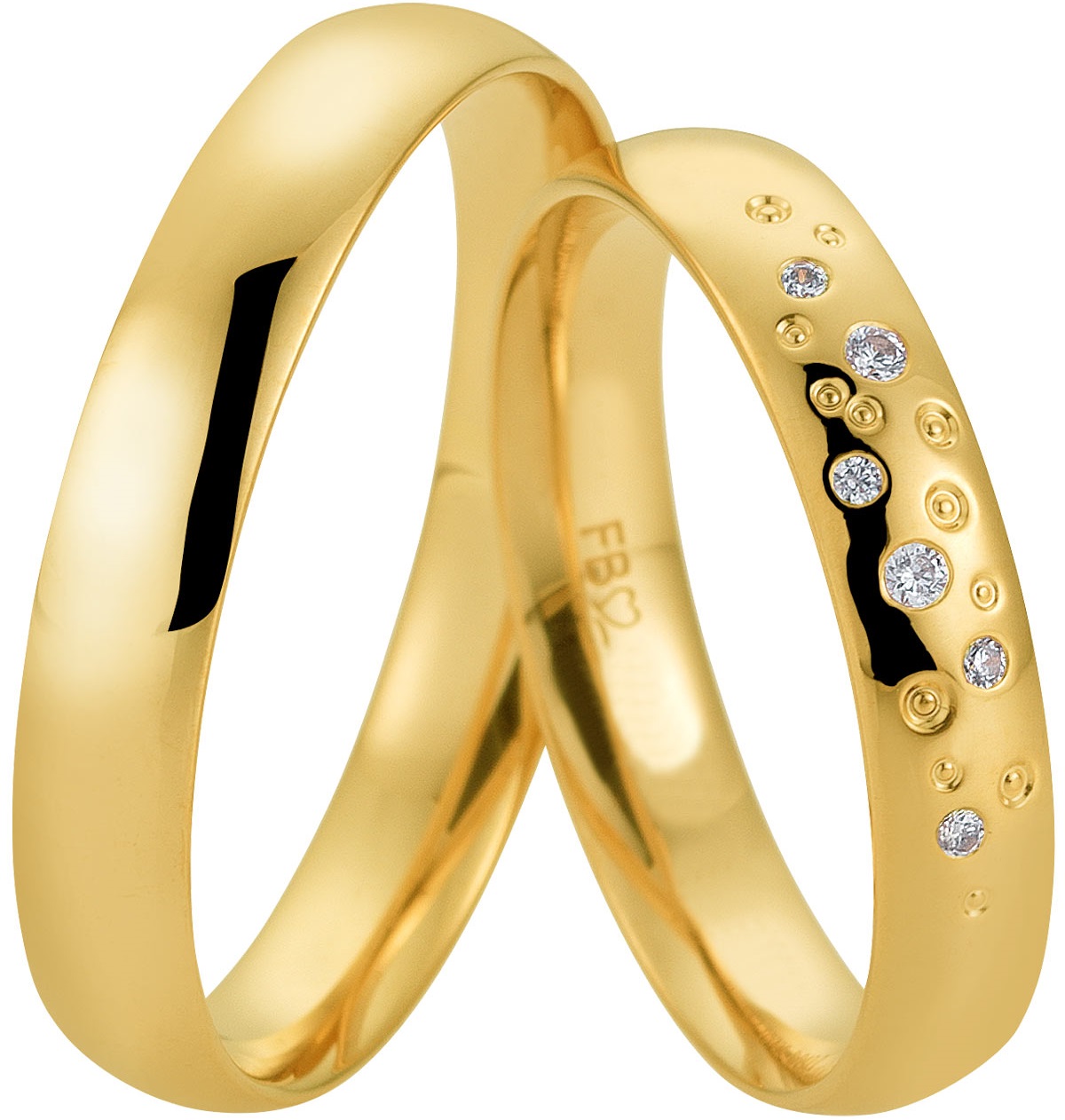 BREUNING Basic Light Collection Βέρες Κίτρινο Χρυσό 5725-5726Y - Κίτρινο Χρυσό