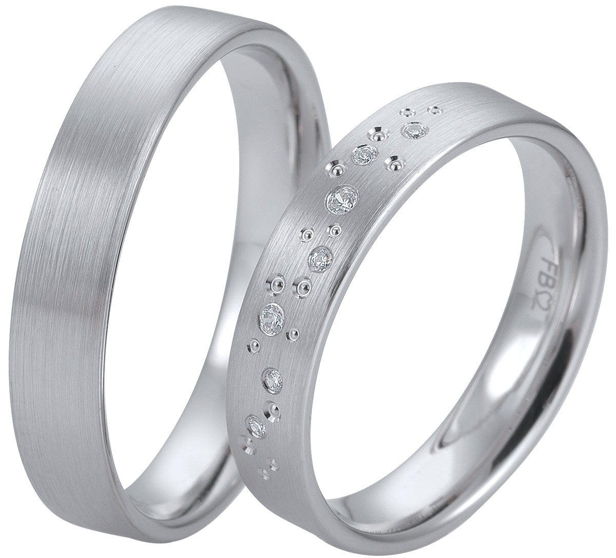 BREUNING Basic Light Collection Βέρες Λευκό Χρυσό 5727-5728W - Λεύκο Χρυσό