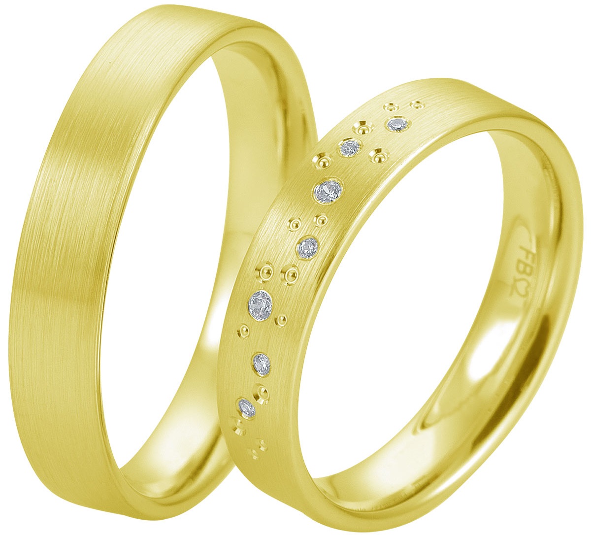 BREUNING Basic Light Collection Βέρες Κίτρινο Χρυσό 5727-5728Y - Κίτρινο Χρυσό