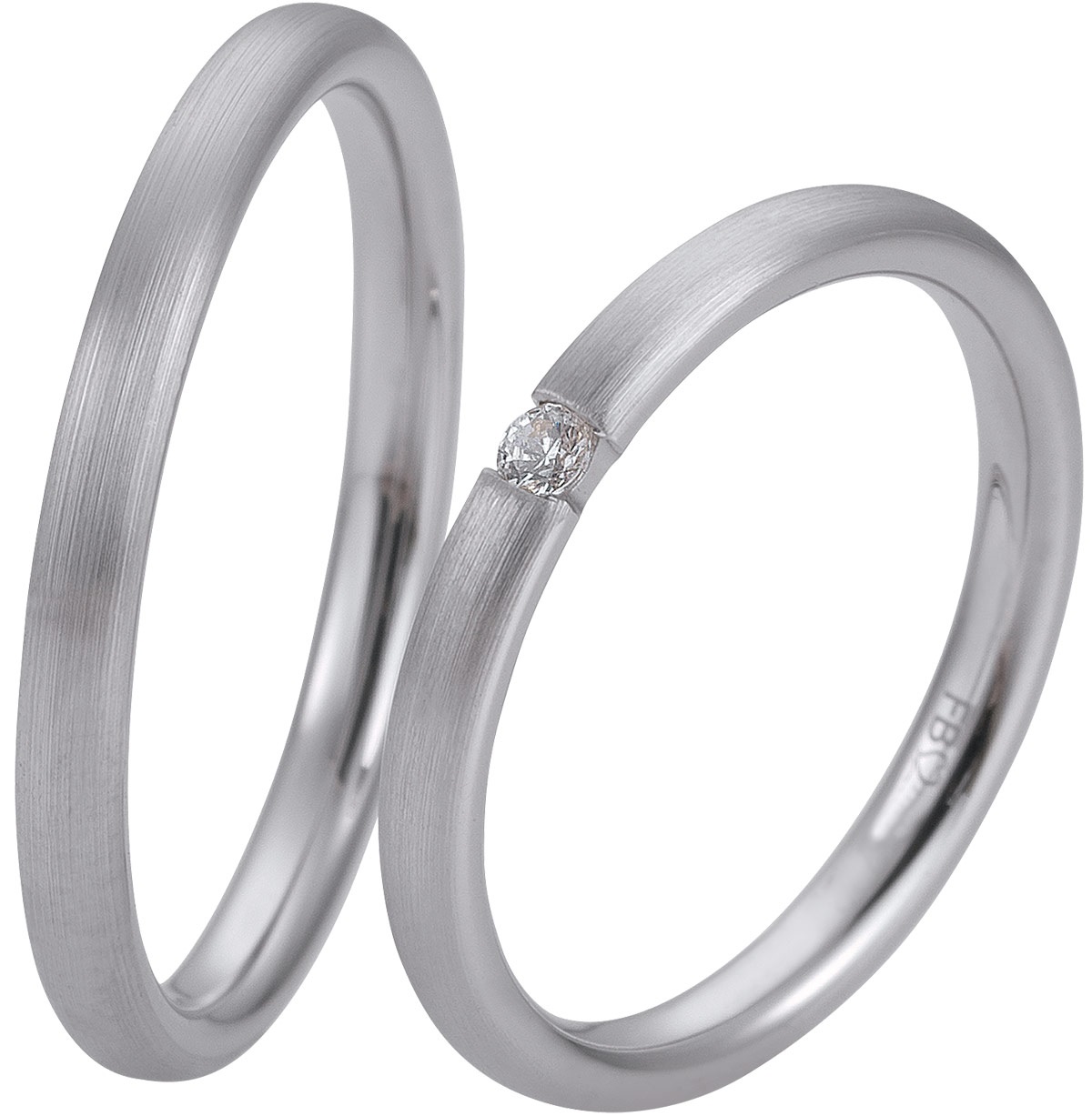 BREUNING Basic Light Collection Βέρες Λευκό Χρυσό 5733-5734W - Λεύκο Χρυσό